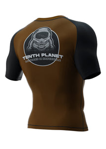 TEAM X BROWN RASHGUARD