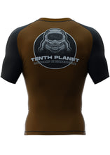 Load image into Gallery viewer, TEAM X BROWN RASHGUARD