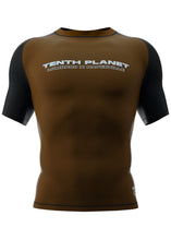 Load image into Gallery viewer, TEAM X BROWN RASHGUARD